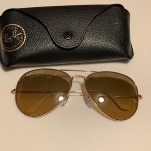 Ray Ban Large Metal Frame